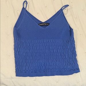 SHEIN Royal Blue Textured Camisole